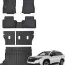 Floor Mats for 2025 2026 Subaru Forester All Weather Trunk Mat with Backrest Mat TPE Rubber Floor Liner Set Cargo Liner for 2025 2026 Subaru Forester Accessories