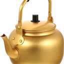 DOITOOL 2 Quart Stainless Steel Tea Kettle Stovetop, Teapot for Stovetop with Ergonomic Handle, Golden Tea Pot Korean Kettle for Coffee Hot Hot Water Boiler for Induction Gas