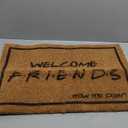 Natural Coir Doormat Welcome Friends How You Doin 23.6x15.7 inch