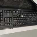 Cherry Stream Keyboard, Wired Keyboard for PC/Laptop, Whisper Quiet Silent Keys, Unique Typing Feel, Slim Design, SX Scissor Switches, USB-A, QWERTY, Black
