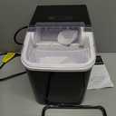Ice Makers Countertop, Portable Ice Machine with Carry Handle, 2 Sizes of Icecube for Home Kitchen Bar Party Camping