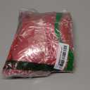 homing Round Fabric Fitted Tablecloth, Elastic Waterproof Oil Proof Table Cloth, Washable Polyester Table Cover Fits 36"-44" Round Tables for Outdoor Picnic Dinner, Snowflakes (Red & White)