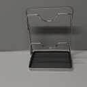 OVAQUIXI Pot Lid Holder, 2 in 1 Stainless Steel Kitchen Organizer for Pot Lids and Utensils for Countertop Storage (2 Tier)