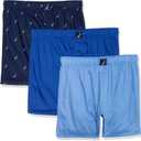 Nautica Men's Classic Cotton 3-Pack Woven Boxers (Blue, XL)