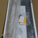 WOPITUES Floating Shelves with Gold Metal Guardrail, Shelves for Wall Decor Set of 3, Wall Shelves for Bedroom, Bathroom, Kitchen, Living Room, Plants, Picture Frames, Art- Black and Gold (15.7 inch)