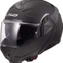 LS2 Helmets Advant II Modular Motorcycle Helmet W/SunShield (Gloss Jeans Gray - X-Small)