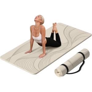 PAIDU Large Yoga Mat-72x36x0.4 Extra Width Thick,Comfortable,Non-Slip Exercise Mat-Works Great on All Floor for Stretching,Yoga Studio,Gym or Home Workouts