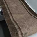Kitchen Rugs 24" x 96", Non-Slip Runner Rugs, Grayish Brown & Coffee
