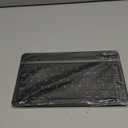 Ultra-Slim Bluetooth Keyboard Portable Mini Wireless Keyboard Rechargeable for Apple iPad iPhone Samsung Tablet Phone Smartphone iPadOS iOS Android (10 inch Black)