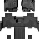 Floor Mats for 2018-2025 Ford Expedition/Expedition Max/Expedition Limited, with 2nd Row Bucket Seat, All Weather Protection Mat Includes 1st and 2nd 3rd Row Liner Black