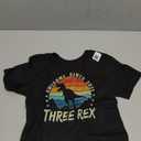 Kids Three Rex 3rd Birthday Boy shirt Third Dinosaur 3 Year Old TShirt, Size 4T