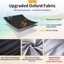 Jet Ski Cover 900D Waterproof for 2-3 Seater,Heavy Duty PWC Cover 136"-145"