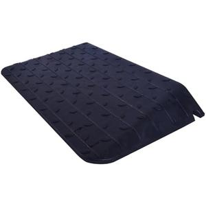 4 Inch Rise Threshold Ramp Anti-Slip Wheelchair Ramp Rubber Curb Ramp for Home Doorways 3 Feet Long 5500lbs Load Capacity(Anti-Slip Design)