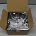 Outdoor Ceiling Porch Light LED Flush Mount for Wall or Ceiling, Square Exterior Wall Lamp for Patio Balcony Terrace, 3000K Warm Color, 125w Equivalent, Black, Wet Location, Small 6.3"x6.3"x4.3"