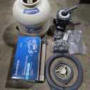 AQUASTRONG 16in Sand Filter Pump for Above Ground Pool with Timer, 3/4 HP Pool Pumps Above Ground 3800 GPH for Pools up to 16000 GAL, Pool Filter with 6-Way Valve, Improved Circulation and Filtration1