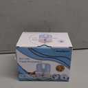 EASYSPEED Electric Garlic Chopper 1Cup, Mini USB Charging Wireless Food Processor with 304 Stainless Steel, 2 Sharp Blades, Portable Kitchen Meat Grinder for Onion, Garlic, Ginger, Baby Food (Blue)