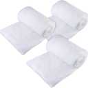 stargo 3 Pack Fake Snow Blanket Roll for Christmas Village Displays, Christmas Tree Deocration  Thick White Soft Fluffy Faux Snow Backdrop Artificial Snow Blanket Cover (Each Roll 2.6 x 7.8ft)