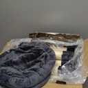 Heybly Cat Tree with Toy, Cat Tower Condo for Indoor Cats, Cat House with Padded Plush Perch, Cozy Hammock and Sisal Scratching Posts, Smoky Gray HCT004SG (43.3 Inch)