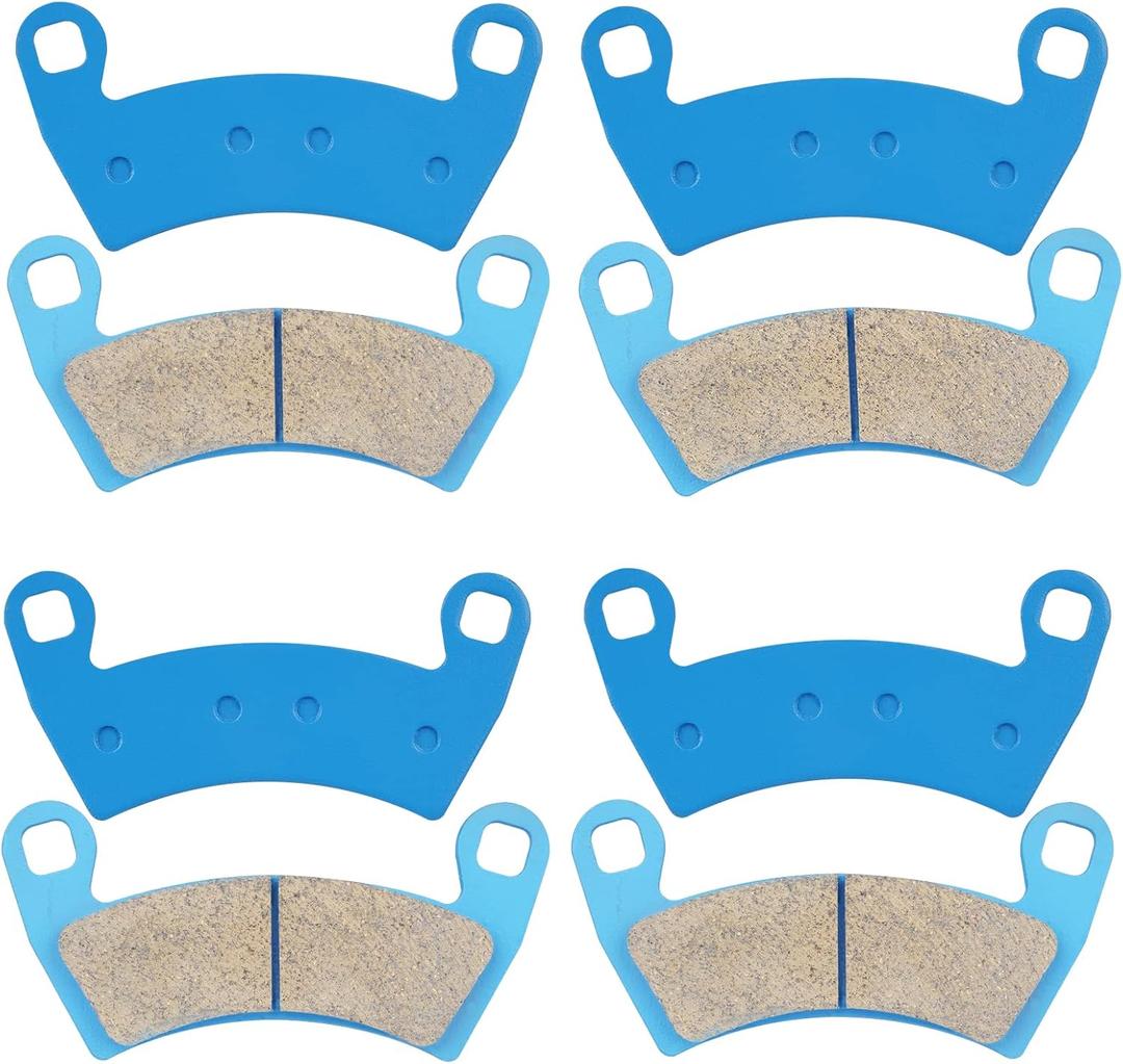 Youxmoto Ceramic Brake Pads for POLARIS Ranger 570 EPS EFI 2016 2017 2018 2019 2020 2021 2022, for Ranger EV 16-19; RZR 4 900/1000 2012-17; RZR XP 4 1000 2016-2020; 4 Sets Front Rear Brake Pads