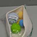 Adena Montessori Pack Sensory Balls for Toddlers 1-3,Sensory Baby Toys 6-12 Months,Infant Educational Squeeze Sensory Toy Soft Multi Ball Set Gifts with Bright Color Textured with White Woven Basket