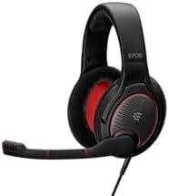 EPOS Game ONE Gaming Headset - Open Acoustic, Noise-Canceling Mic, Flip-to-Mute, XXL Plush Velvet Ear Pads, PC/Mac/Xbox/PS4/Switch/Smartphone Compatible - Black (1.3)