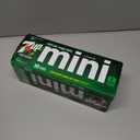 7UP Zero Sugar Lemon Lime Soda, 7.5 fl oz Mini Cans, 10 pack, BBD: 11/01/2026
