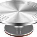 Kootek Aluminium Alloy Revolving Cake Stand 12 Inch Rotating Cake Turntable for Cake, Cupcake Decorating Supplies for Mother's Day