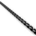 HOUYEE 1/2 Inch Plastic Binding Comb 19 Ring, 90 Sheet Capacity, Letter Size Black Comb Binding Spines 