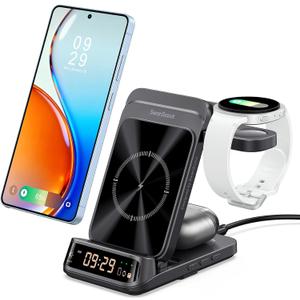 SwanScout 708S 3-in-1 Foldable Wireless Charger for Samsung Devices