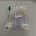 Meseey 5 Pcs Buffalo Plaid Burlap Gift Bags with Drawstring (6Wx8L, 5 Color Mix) Reusable Gingham Sacks Gift Pouch Bags for Easter, Spring, Birthday, Baby Shower, Wedding Party Favors