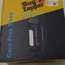 TYPEC Bug Zapper 2 Pack, Solar Bug Zapper with 3 Solar Charging Panels, IP65 Waterproof Mosquito Zapper, 4200V Mosquito Zapper with LED Light, Outdoor Indoor AUTO ON/Off