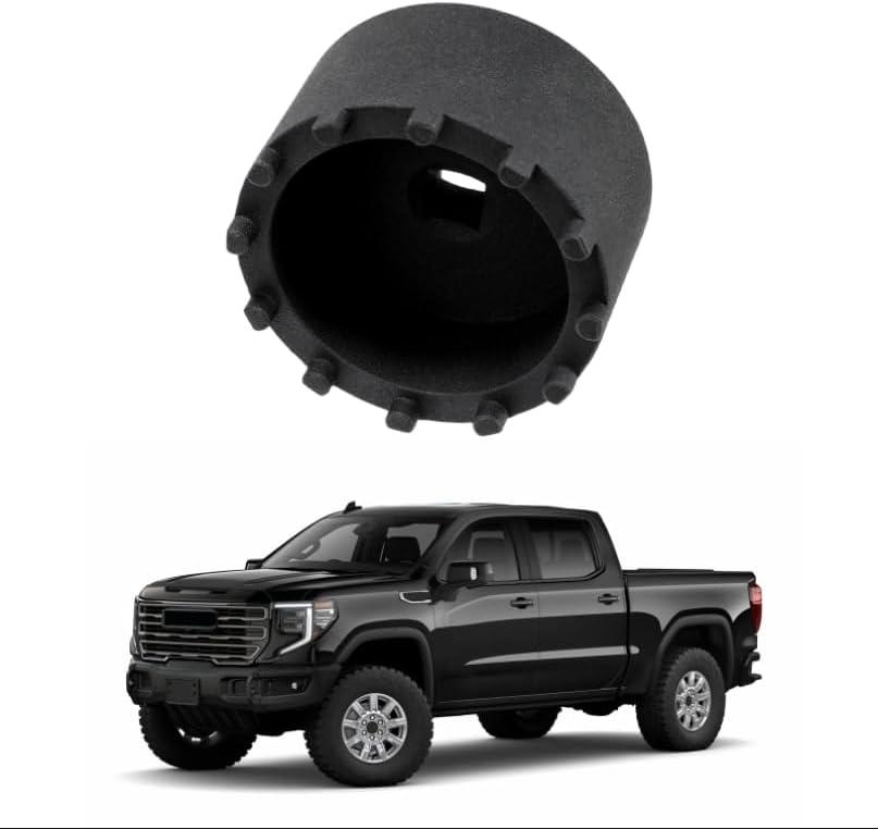 31510 Axle Nut Socket 9-Pin Fit for GMC Sierra & Chevy Silverado 2500HD 3500HD Trucks with 11.5" and 12" Dual Rear Wheel, 1/2" Drive
