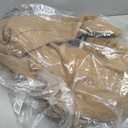 DOCKERS Men's Wool Melton Two Pocket Full Length Duffle Coat, Camel/Scarf, Small