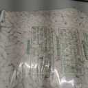 Turquoize Chenille Bath Rug - Non Slip, Absorbent, Thick Shaggy Mat for Bathroom, 47x17 Inches, Cream