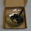 Car Cymbal Air Vent, Mini Drum Crash Cymbal Set with Mini Drum Stick, Funny Musical Instruments Gadget for Drummer Music Lovers Gift, Compact Durable Car Accessory for Most Vehicles(Gold) (1PCS)