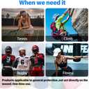 OZER 12 Pack 4 Inch x 5 Yards Self Adhesive Bandage Breathable Cohesive Bandage Wrap Rolls Elastic Self-Adherent Tape for Stretch Athletic, Sports, Wrist, Ankle (Colorful)