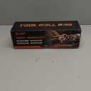 Tool Bag Roll Up, UUP Heavy Duty Rolled Empty Tool Storage Organization, Portable Foldable Rollup Organizer with 2 Small Pouches, Rollable Carrying Toolbag, Dad Men Mechanic Birthday Gift, Blue Orange