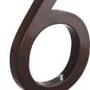 Montague Metal Products MHN-16-6-F-RB1 Floating House Number, 16" x 11.63" x 0.375", Roman Bronze
