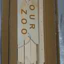 Stuffed Animal Storage Zoo with Wheels, Wooden Large Stuff Animals Plushies Holder Toy Organizer Kids Plush Storage Cage with Elastic Band and Net for Nursery Playroom Corner for Toddler