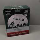 8FT Long Christmas Inflatables Decoration Outdoor Monster Truck with Santa Reindeer & Tree Built-in Bright Full-Body LED Lights, Christmas Blow Up Yard Decorations Blowups for Xmas New Year Party