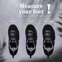 diawin Wide Shoes for Men & Women  Extra Depth Walking Shoes with Wide Toe Box for Swollen Feet, Hallux, Arthritis, and Diabetic Needs  Durable Genuine Leather for Comfort (Black)