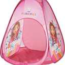 Gabbys Dollhouse Collapsible Pop Up Play Tent for Kids, 28" W x 28" L x 30" H, Ages 3+