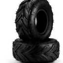 PHILTOP 145/70-6 ATV UTV Tires, 4-Ply Super Mud 145/70-6 ATV All-Terrain Tires for Riding Mowers, Golf Carts, Off-Road,2 Pcs,Tubeless (Z-120)