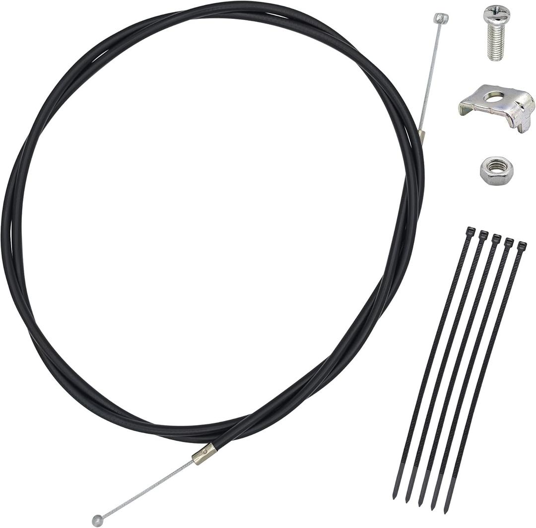 60 inch Mini Bike Universal Throttle Cable with Ball & Barrel Ends for 263 Rotary Go Kart Mini Bike Predator 212cc ATV Replacement Parts