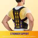 ZSZBACE Back Brace Posture Corrector for Men and Women, Full Adjustable for Upper and Lower Back Pain Relief- Scoliosis Hunchback Thoracic Spine Corrections and Back Support, XL
