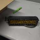 Baja Designs OnX6+ Straight LED Light Bar 10-inch for Jeeps, Off-Road 4x4, Trucks, UTV, ATV, SUV (Driving Combo; Amber)