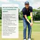 The Connector Golf Training Aid, Golf Swing Trainer for Posture Correction Practice, Golf Swing Training Aid, Golf Training Aids Helps Train Proper Swing Mechanics, Arm Structure