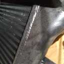 Intercooler Charge Air Cooler Compatible with 1994-2002 Dodge Ram 2500 5.9L 6-Cylinder Diesel Aluminum Black 52028724AB 52028724AC