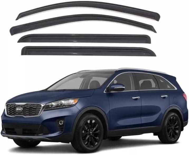 Smoke Window Sun Vent Visor Rain Guards Deflectors for Kia Sorento 2016-2020