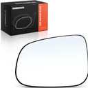 A-Premium Left Driver Side Heated Mirror Glass with Backing Plate - Compatible with Volvo S60 2011-2017, S80 2012-2016, V60 2014-2018 - Exterior Side View Flat Mirror